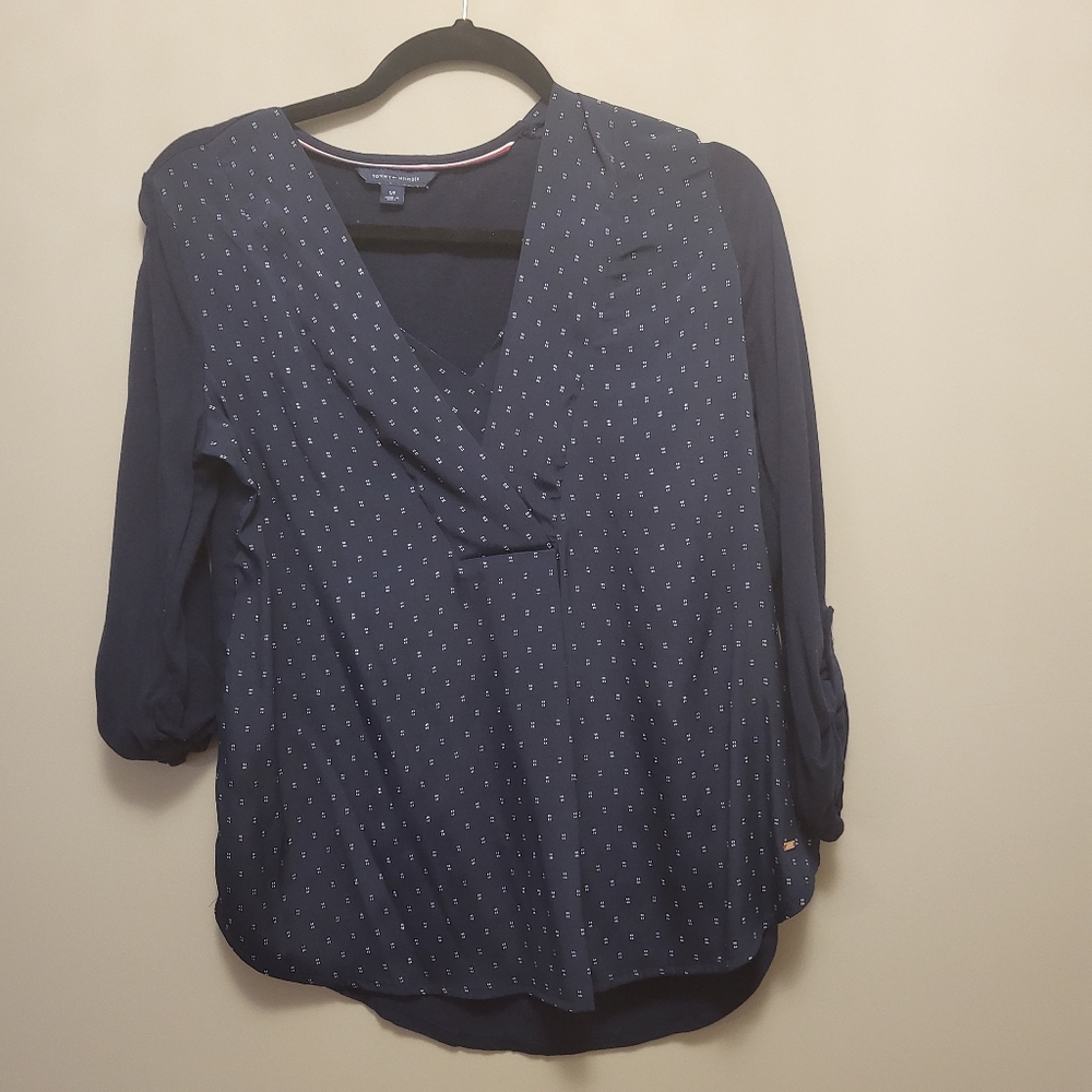 Navy Tommy Hilfiger blouse